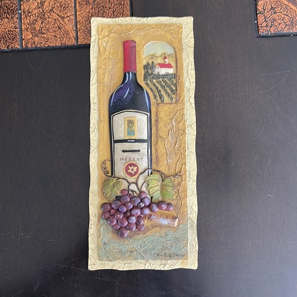 Beautiful Italian style wine wall decor - Picture 4 of 11